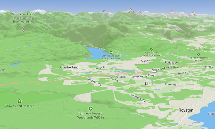 Screenshot of 3D Map Explorer project